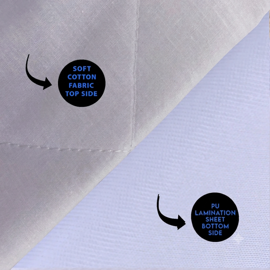 Waterproof Mattress Protector Cover (Plain)
