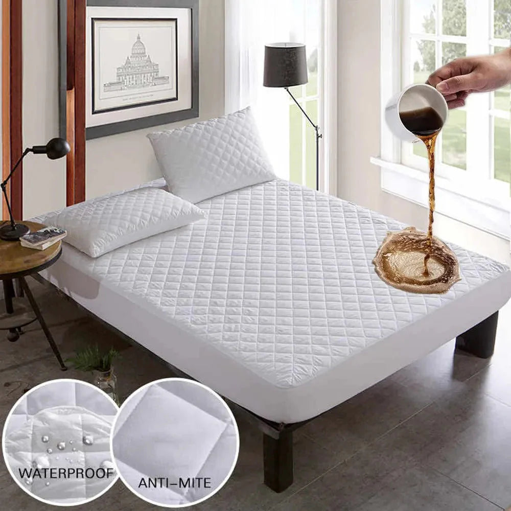Waterproof Mattress Protector Cover (Plain)